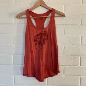 Womens Patagonia cotton racer back tank